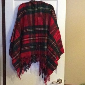 L.L. Bean Signature wool poncho